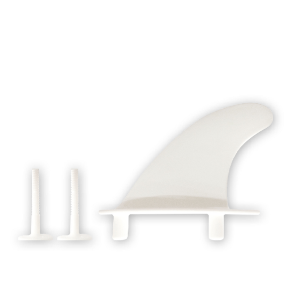 FIN SOFTBOARD (x1) + SCREWS (x2) - WHITE